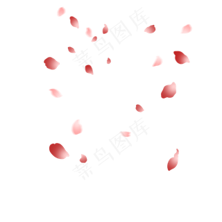 模糊凌乱的花瓣PNG