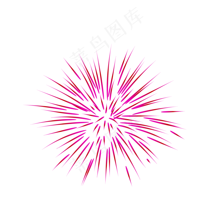 手绘紫色烟花矢量图,免抠元素(2084*2084px 300 dpi )eps,ai矢量模版下载