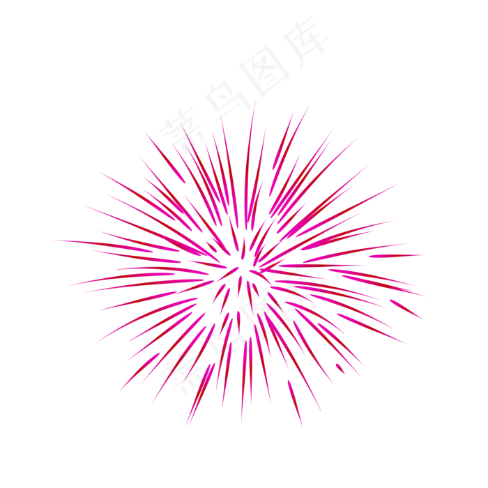 手绘紫色烟花矢量图,免抠元素(2084*2084px 300 dpi )eps,ai矢量模版下载