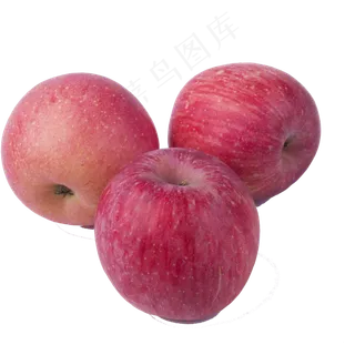 红色的苹果免抠图