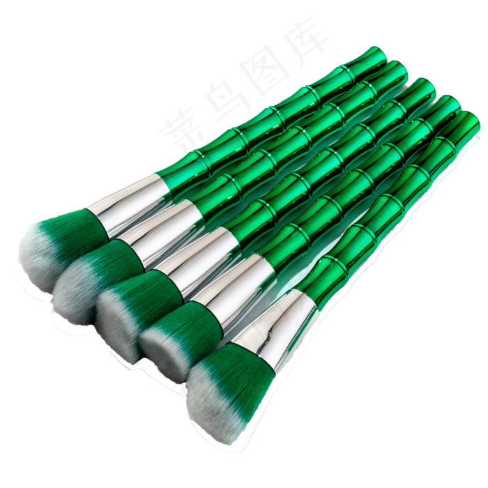 绿色大笔刷立体元素