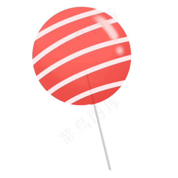 儿童节棒棒糖红色