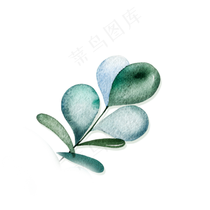 春天绿色树叶(2000*2000px 300 dpi )psd模版下载