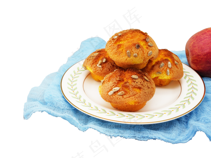 烘培糕点鸡蛋糕,免抠元素