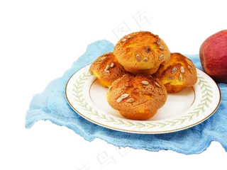 烘培糕点鸡蛋糕,免抠元素