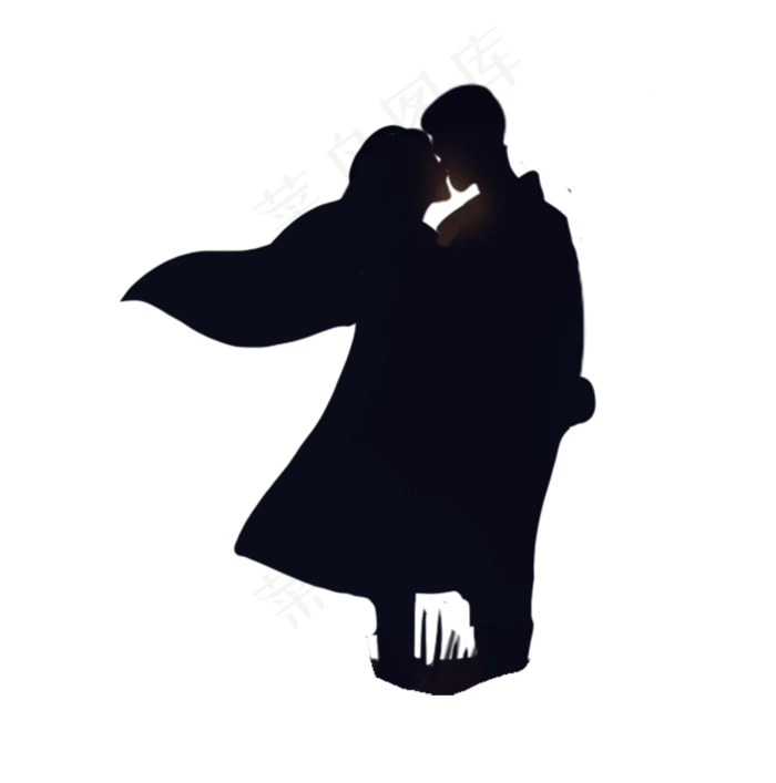 情人拥吻(850X858(DPI:300))psd模版下载