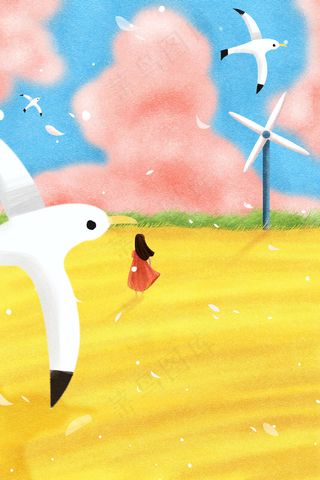 夏季夏天小暑配图