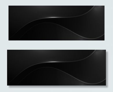 黑色质感时尚简约banner