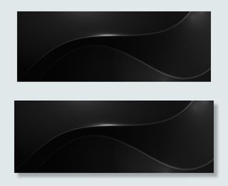 黑色质感时尚简约banner