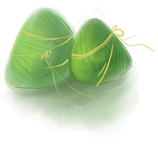 端午节绿色粽子