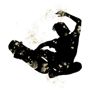 开学季滑板社团招新剪影,免抠元素