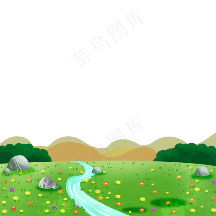 绿色的森林植物免抠图(2000X2000(DPI:300))psd模版下载