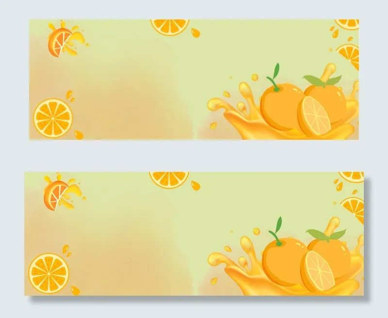 清新水果banner(1920*700px 	       )psd模版下载