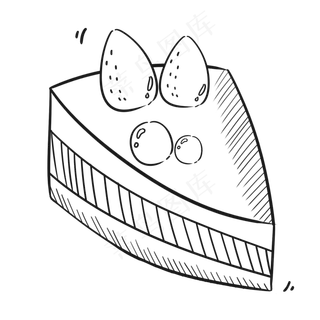 可爱卡通六一儿童节蛋糕,免抠元素