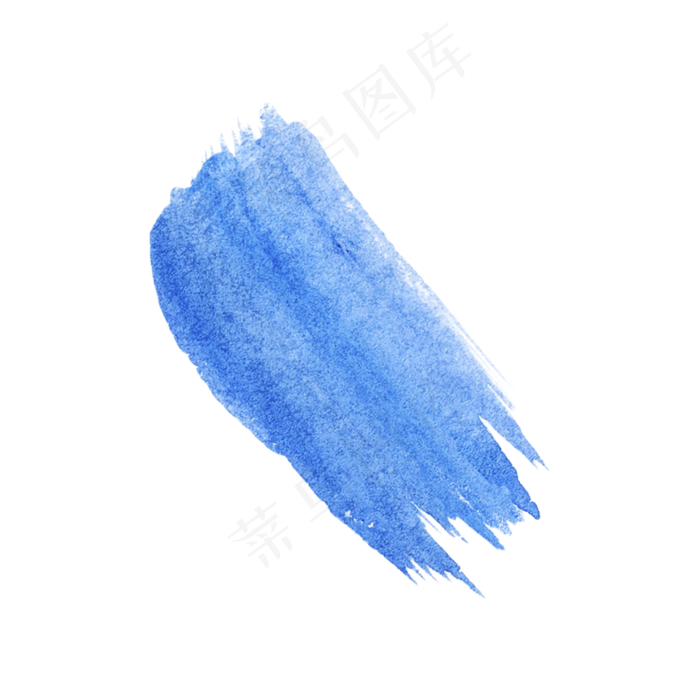 蓝色水墨笔刷(2000X2000(DPI:300))psd模版下载