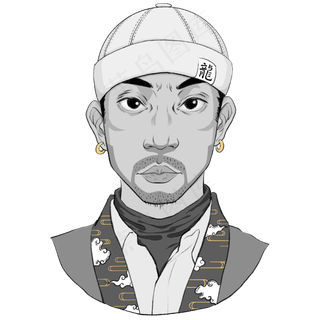 潮酷中国风时尚大叔