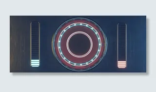 C4D科技产品展示logo充能场景