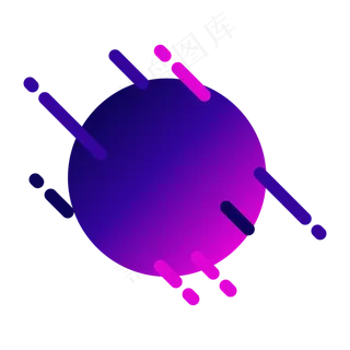 渐变风广告促销标签元素