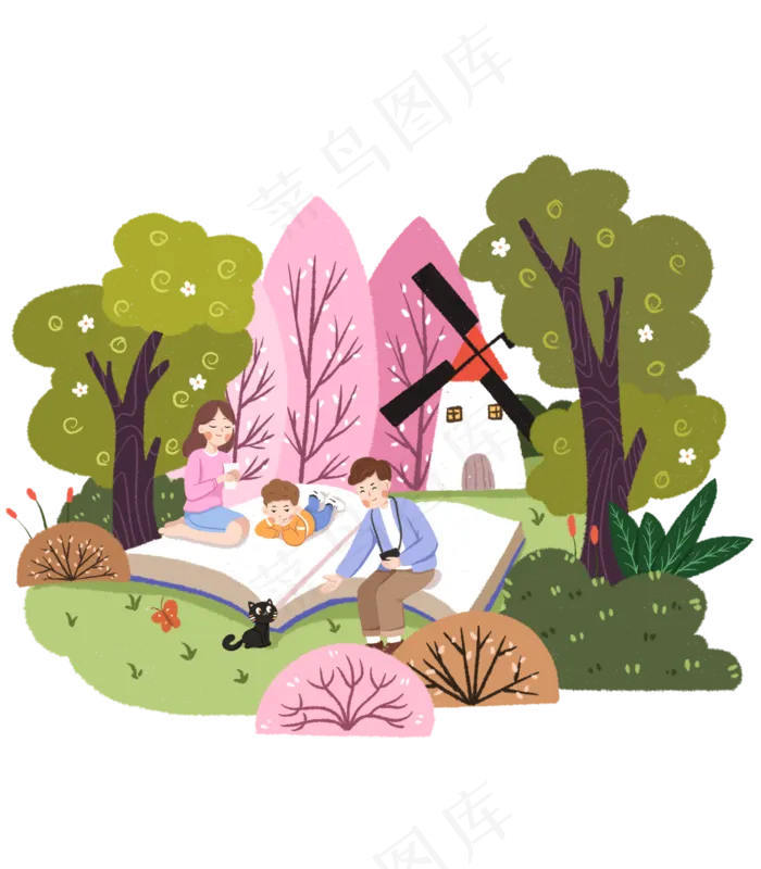 母亲节温馨的一家人下载(3500X4000(DPI:300))psd模版下载