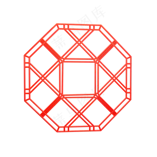 中国风铜钱窗花装饰,免抠元素