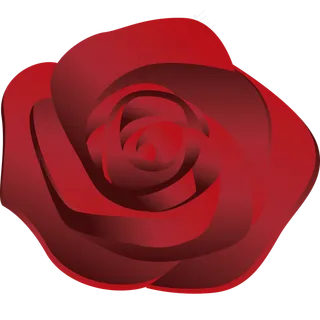 深色矢量卡通风格玫瑰