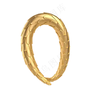 创意鳞片倒计时周年庆数字0