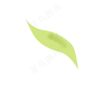 卡通春天绿色树叶