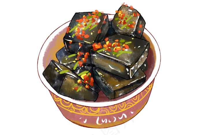 中华美食臭豆腐(3000X2000(DPI:299))psd模版下载
