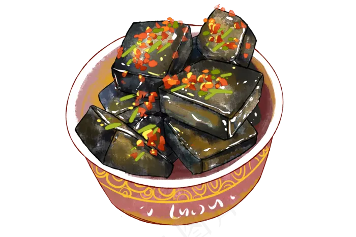 中华美食臭豆腐(3000X2000(DPI:299))psd模版下载
