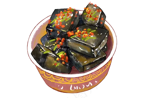 中华美食臭豆腐