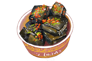 中华美食臭豆腐