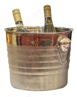 冰桶里的啤酒,免抠元素