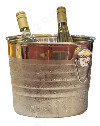 冰桶里的啤酒,免抠元素