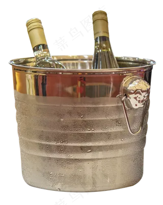 冰桶里的啤酒,免抠元素