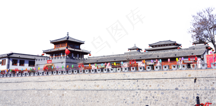 古风建筑城楼城墙