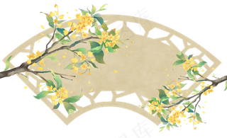 古风花绘桂花