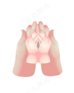 小孩牵大人温暖免扣