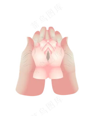 小孩牵大人温暖免扣