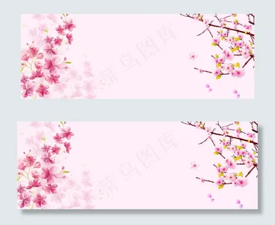 桃花节文艺渐变大气梦幻粉色banner 桃花节文艺渐变大气梦幻粉色banner