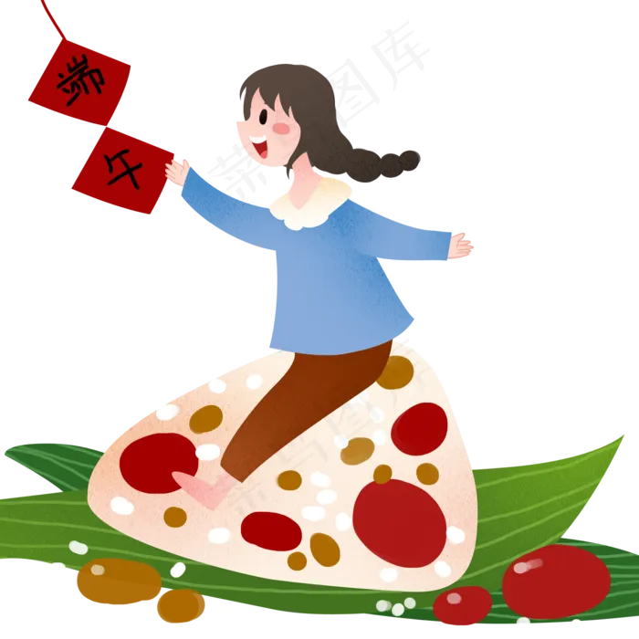 端午节粽子美食(2000X2000(DPI:299))psd模版下载