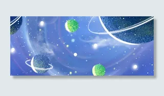 唯美夜空宇宙星球星空星系