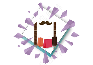 创意惊爆父亲节商务优惠促销