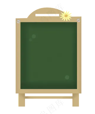木质黑板公告板插图