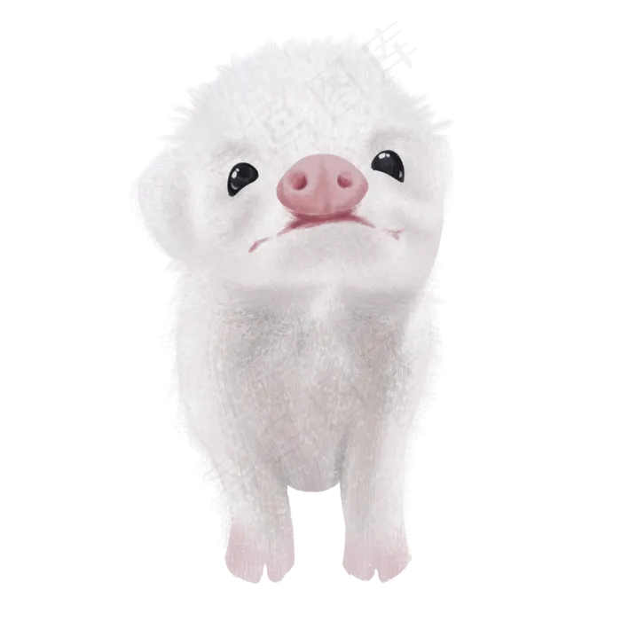 可爱小猪粉猪佩奇,免抠元素(3000*3000px 300 dpi )psd模版下载