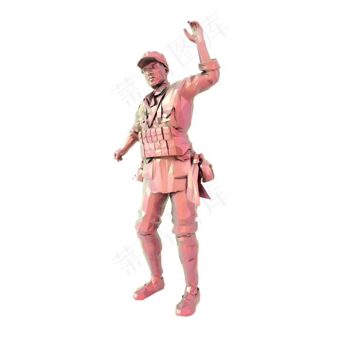 多边形烈士png图(2000X2000(DPI:300))psd模版下载