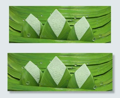 端午  五月初五 传统节日 粽子 粽叶