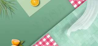 新鲜水果小清新banner