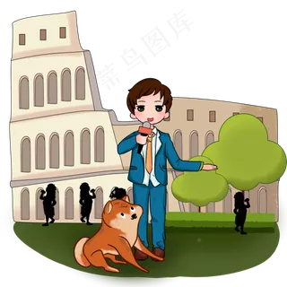 记者现场直播和建筑