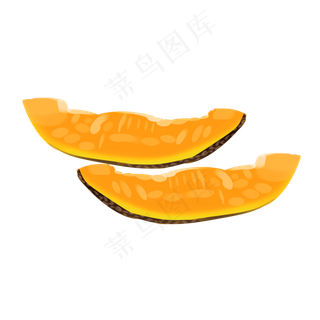 切开的美味哈密瓜