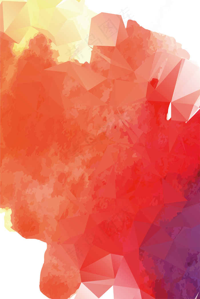 喷溅笔刷纹理海报